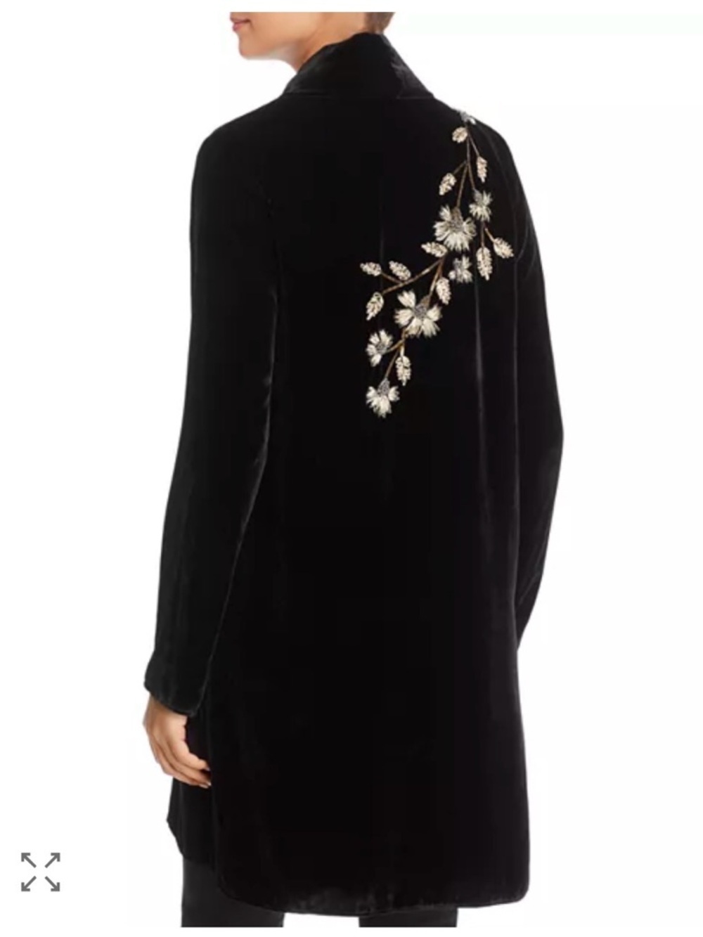 Elie Tahari Coley Floral Embroidered Velvet Jacket – NWT – $598 - Picture 4 of 8